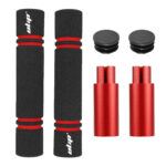 Kit extensor de manillar Ulip rojo sin luz para scooters de las series Xiaomi y Ninebot ES - Imagen 3
