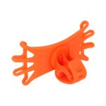 Soporte para teléfono de silicona multifuncional naranja - Imagen 3