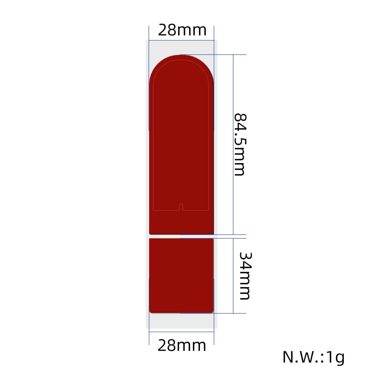 Adhesivo de doble cara para panel rojo para patinetes Xiaomi M365/Pro - Imagen 6