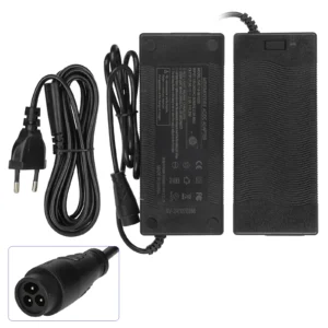 Cargador original DUALTRON de 58,1 V y 2 A con conector LP16 grande de 3 pines (enchufe europeo)