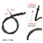 Cable de freno de tambor de 130 cm para scooters G30 Max - Imagen 2