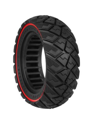 Neumático todoterreno sólido Ulip 9*3.0-5.5 con forma de diamante y círculo rojo