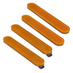 2 bloques reflectantes amarillos para las ruedas traseras de Xiaomi 4 Ultra + barras reflectantes amarillas para la horquilla delantera para scooters Xiaomi 4 Ultra