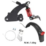 Suspensión trasera roja para scooters F20 F25 F30 F40