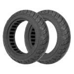 2 neumáticos sólidos Ulip negros 60/70-7.0 para scooters Xiaomi 4 Pro
