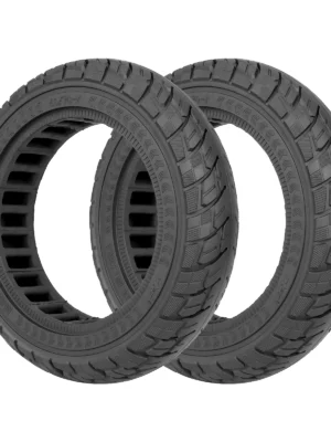 2 neumáticos sólidos Ulip negros 60/70-7.0 para scooters Xiaomi 4 Pro