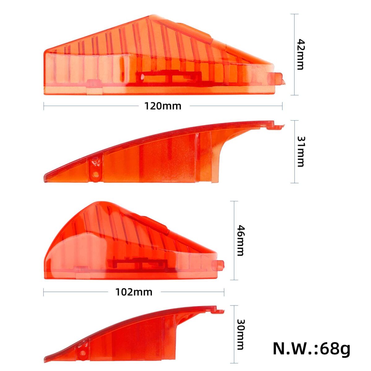 Cubierta de luz trasera para scooters Kugoo S3 - Imagen 2