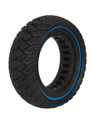 Neumático sólido todoterreno Ulip negro-azul 8.5*3 con diámetro interior de 118 mm