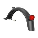 Guardabarros trasero gris con luz, matrícula integrada y gancho para patinete M365 Pro/Pro2