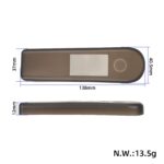 Cubierta de pantalla de silicona negra impermeable para scooter Segway Max G2 - Imagen 2