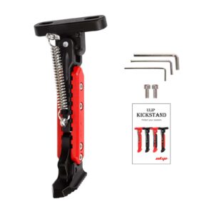 Pata de cabra ajustable V2 Negro-Rojo para patinetes Xiaomi