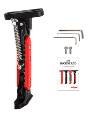 Pata de cabra ajustable V2 Negro-Rojo para patinetes Xiaomi