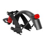 Soporte metálico universal negro para suspensión trasera Ulip - Imagen 3