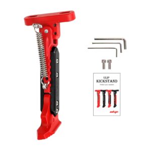 Pata de cabra ajustable V2 Rojo-Negro para patinetes Xiaomi