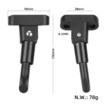 Pata de cabra gris con tornillos para scooters F20/F25/F30/F40/F2 Plus - Imagen 2