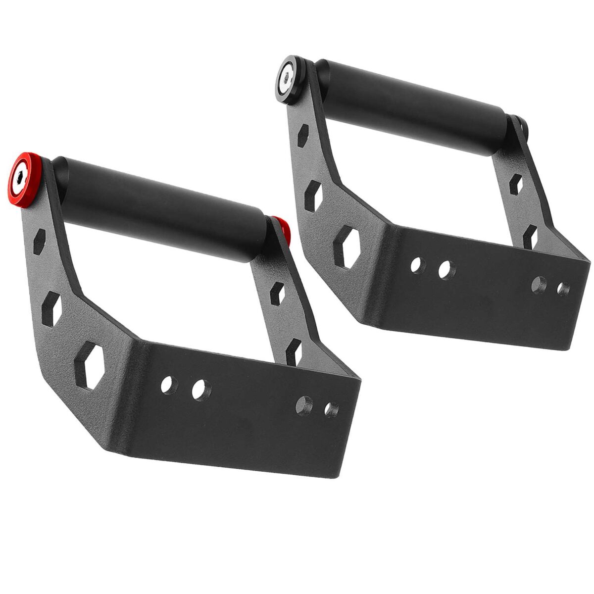 Juego de manijas de aluminio MINIMOTOR negro y rojo - Imagen 6