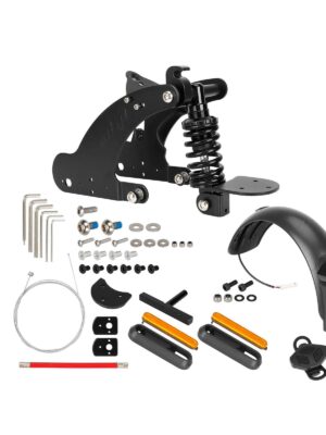 Suspensión trasera Ulip V3 negra con luz de giro para suspensión trasera para patinete eléctrico Xiaomi 4 Pro con PATENTE