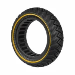 Neumático sólido Ulip70/75-6.5 con diseño de ala y línea amarilla