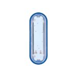 Luz trasera de advertencia solar para motocicleta con carcasa azul (luz azul) - Imagen 6