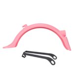 Guardabarros trasero rosa con soporte metálico y gancho de guardabarros trasero para patinete M365 Pro/Pro2 - Imagen 3