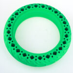 Neumático sólido de caucho de 8 1/2 x 2 (verde) - Imagen 5