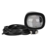 Faro de vehículo eléctrico con bocina y soporte - Imagen 3