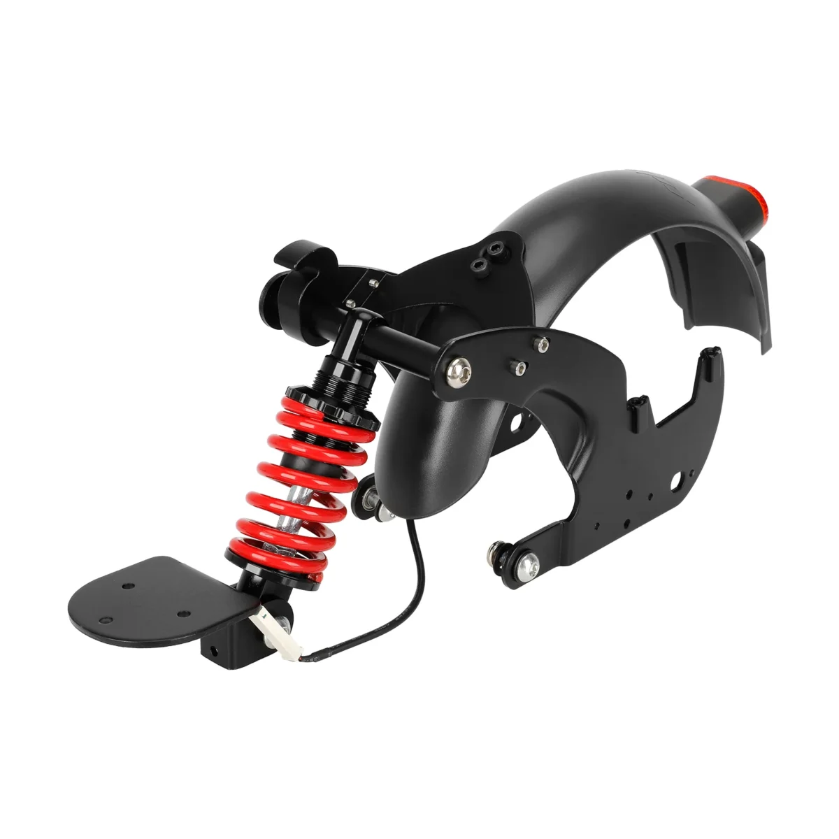 Suspensión trasera Ulip V3 negro-rojo con luz de giro para suspensión trasera para patinete eléctrico Xiaomi 4 Pro con PATENTE - Imagen 4