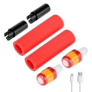 Extensor de agarre de silicona con carga USB Ulip y luz para scooters Max G30 (RBRO)