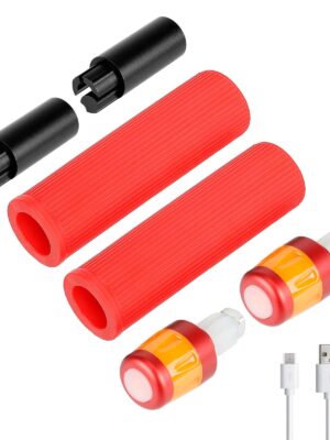 Extensor de agarre de silicona con carga USB Ulip y luz para scooters Max G30 (RBRO)