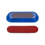 Luz trasera de advertencia solar para motocicleta con carcasa azul (luz azul) - Imagen 4