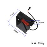 Cubierta de plástico delantera izquierda con lámpara para scooter Kukirin G2 Max - Imagen 6