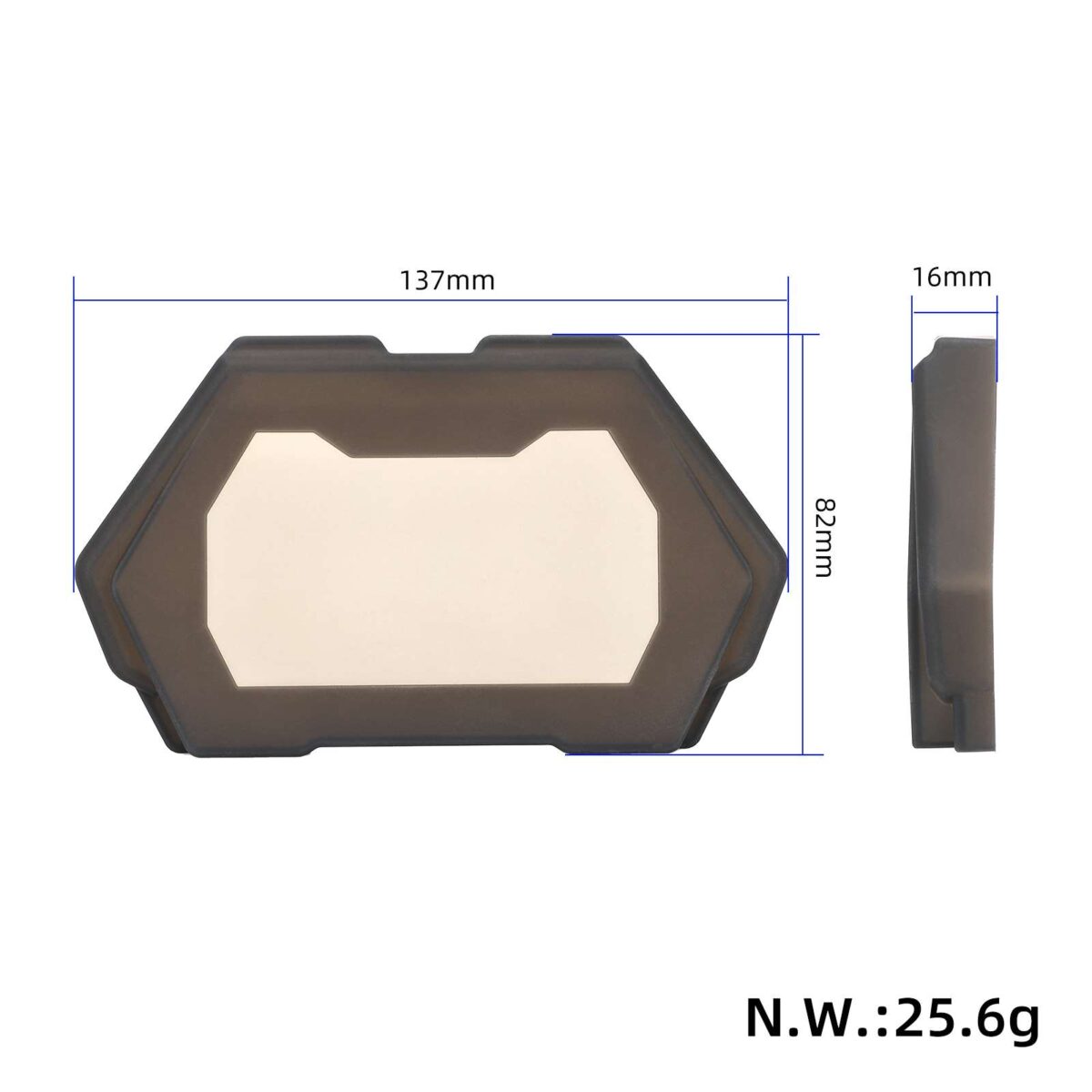 Cubierta de pantalla de silicona negra impermeable para el nuevo scooter Kukirin Kugoo G2Pro - Imagen 2