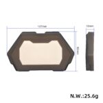 Cubierta de pantalla de silicona negra impermeable para el nuevo scooter Kukirin Kugoo G2Pro - Imagen 2