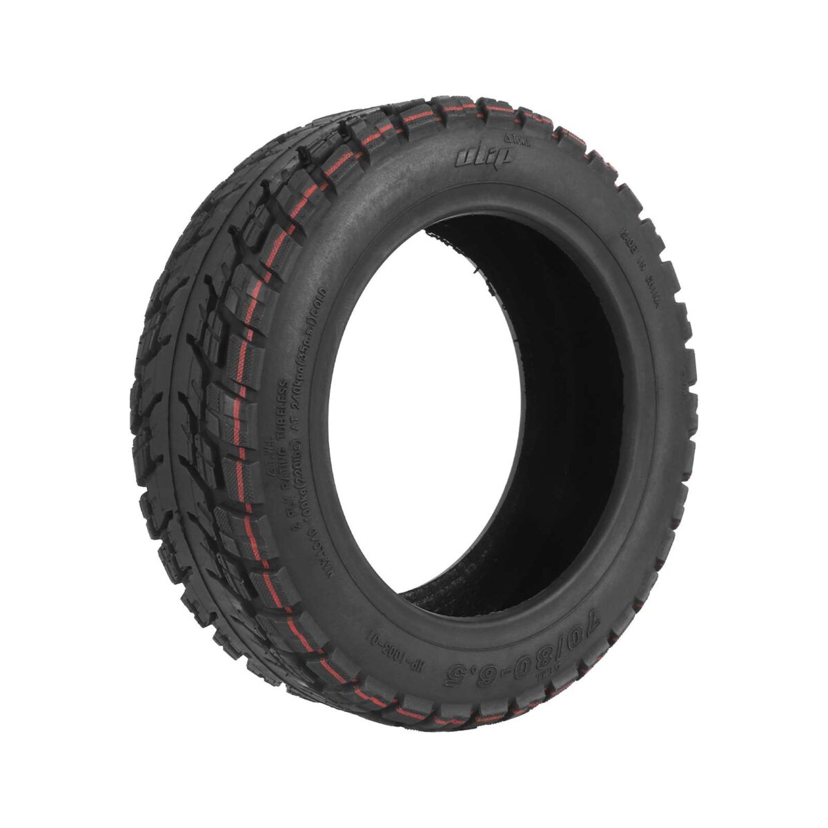 Neumático todoterreno sin cámara autorreparable Ulip 70/80-6.5 con adhesivo y válvula - Imagen 5