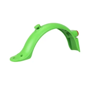 Guardabarros trasero verde con luz, matrícula integrada y gancho para patinete M365 Pro/Pro2