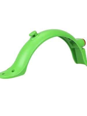 Guardabarros trasero verde con luz, matrícula integrada y gancho para patinete M365 Pro/Pro2