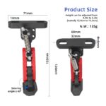 Pata de cabra ajustable Ulip Negro-Rojo para scooters de las series F y Xiaomi 4 - Imagen 2