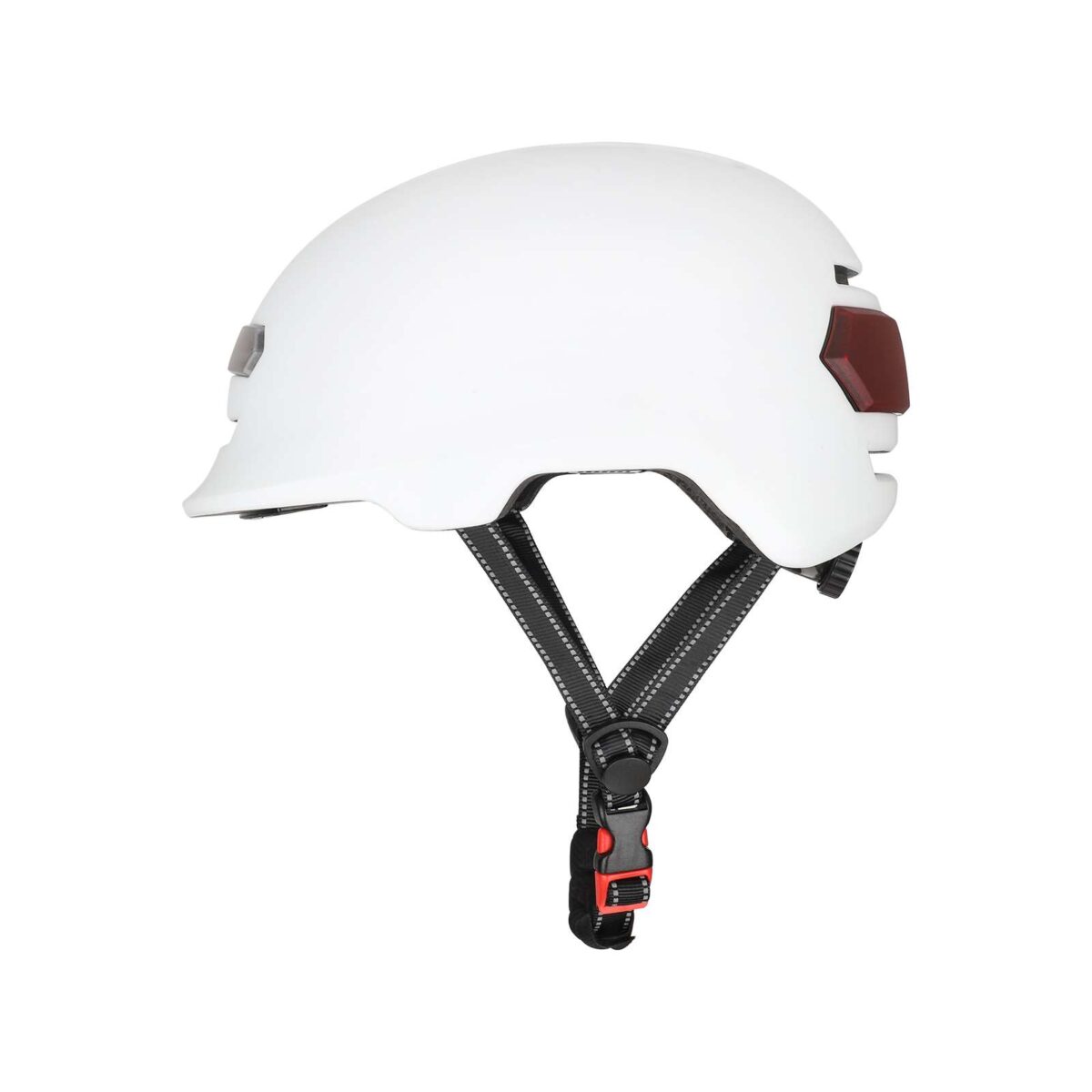 Casco con luz de voz Z005 blanco mate - Imagen 6