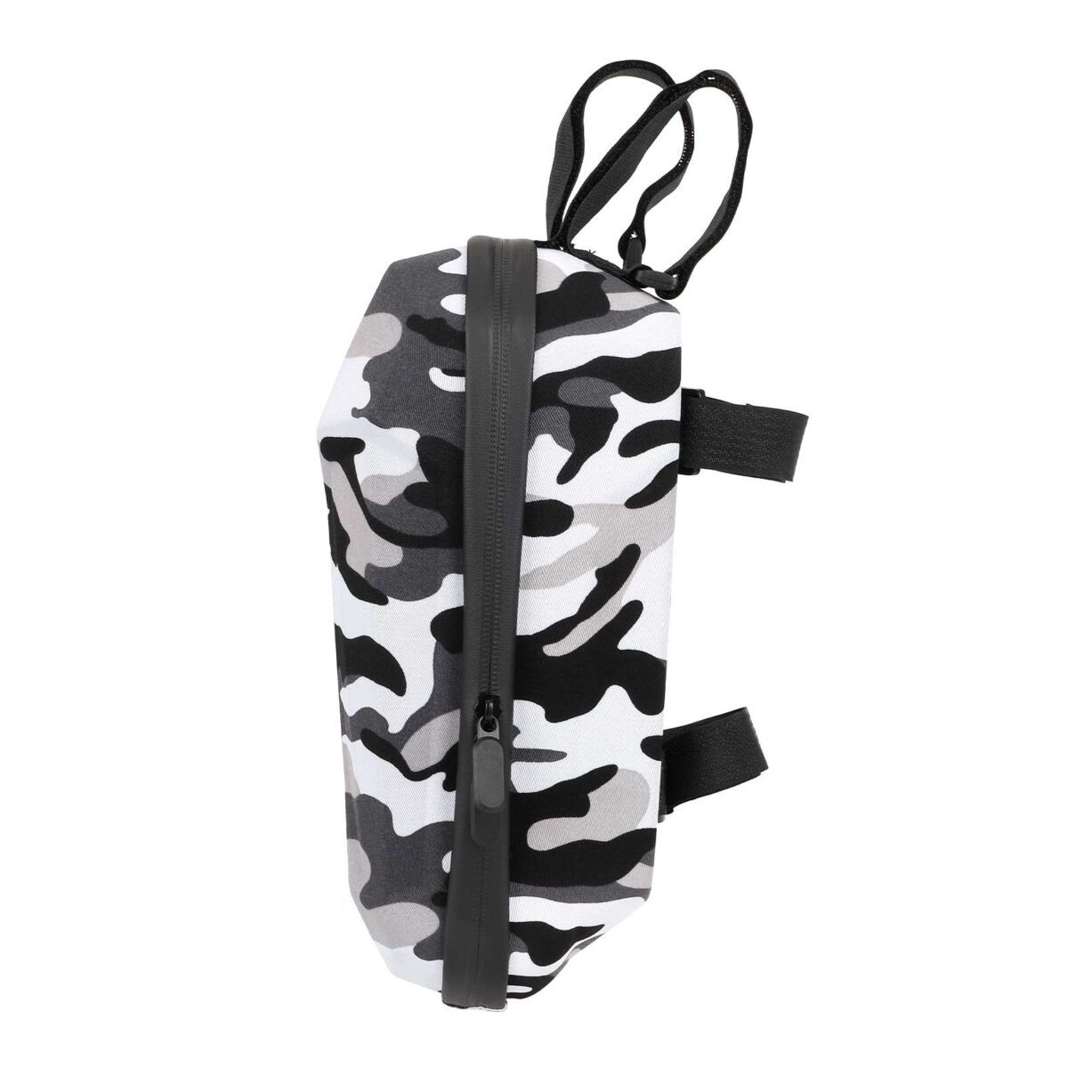 Bolso grande frontal de 3 l gris camuflaje (PU+EVA) sin logotipo - Imagen 3