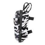 Bolso grande frontal de 3 l gris camuflaje (PU+EVA) sin logotipo - Imagen 3
