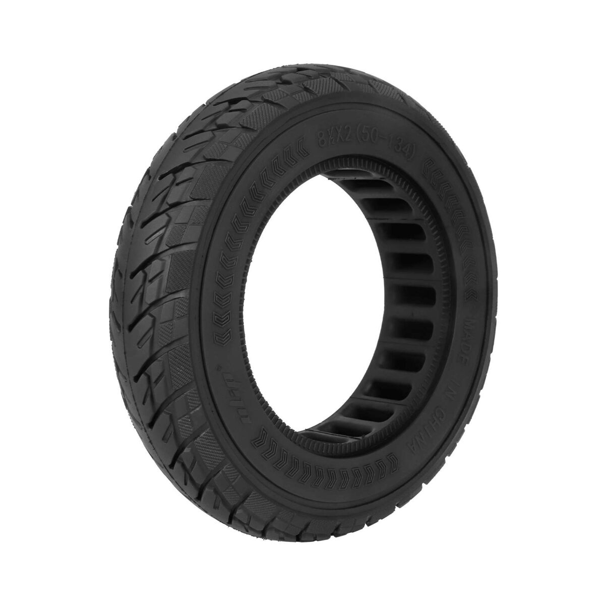 Neumático sólido todoterreno Ulip 8.5*2(50-134) negro para scooters VSETT 9 y 9+ / ZERO 9 / Inokim Light 2 - Imagen 6