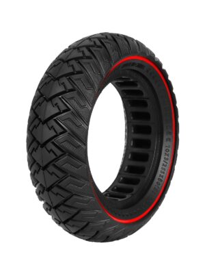 Neumático sólido todoterreno Ulip 10*3/255*80(80/65-6) con círculo rojo