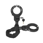 Candado de cadena de tela negra - Imagen 3