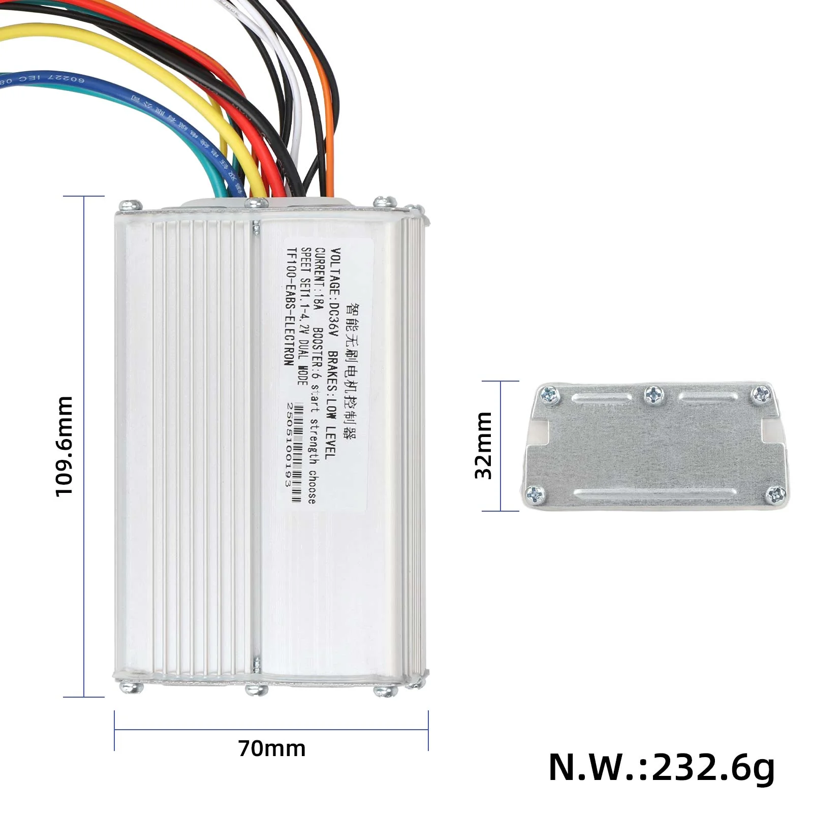 Placa base/controlador de 36 V y 18 A para patineta eléctrica Kugoo M2 - Imagen 2