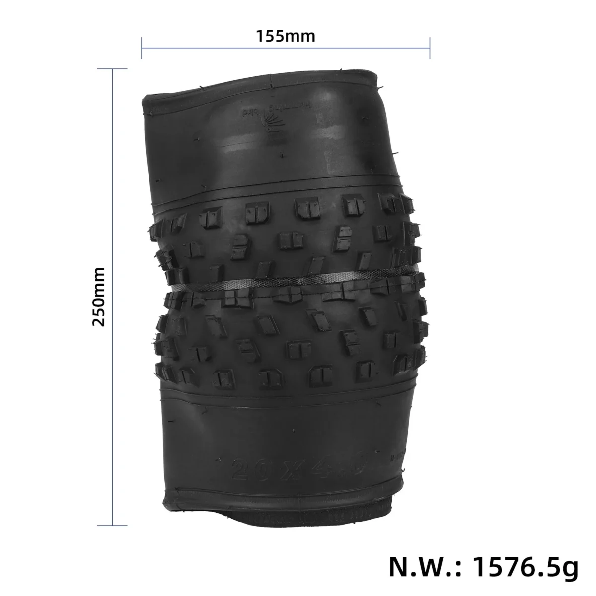 Cubierta para neumático Humming Bird 20*4.0 (H-902 BK) - Imagen 2