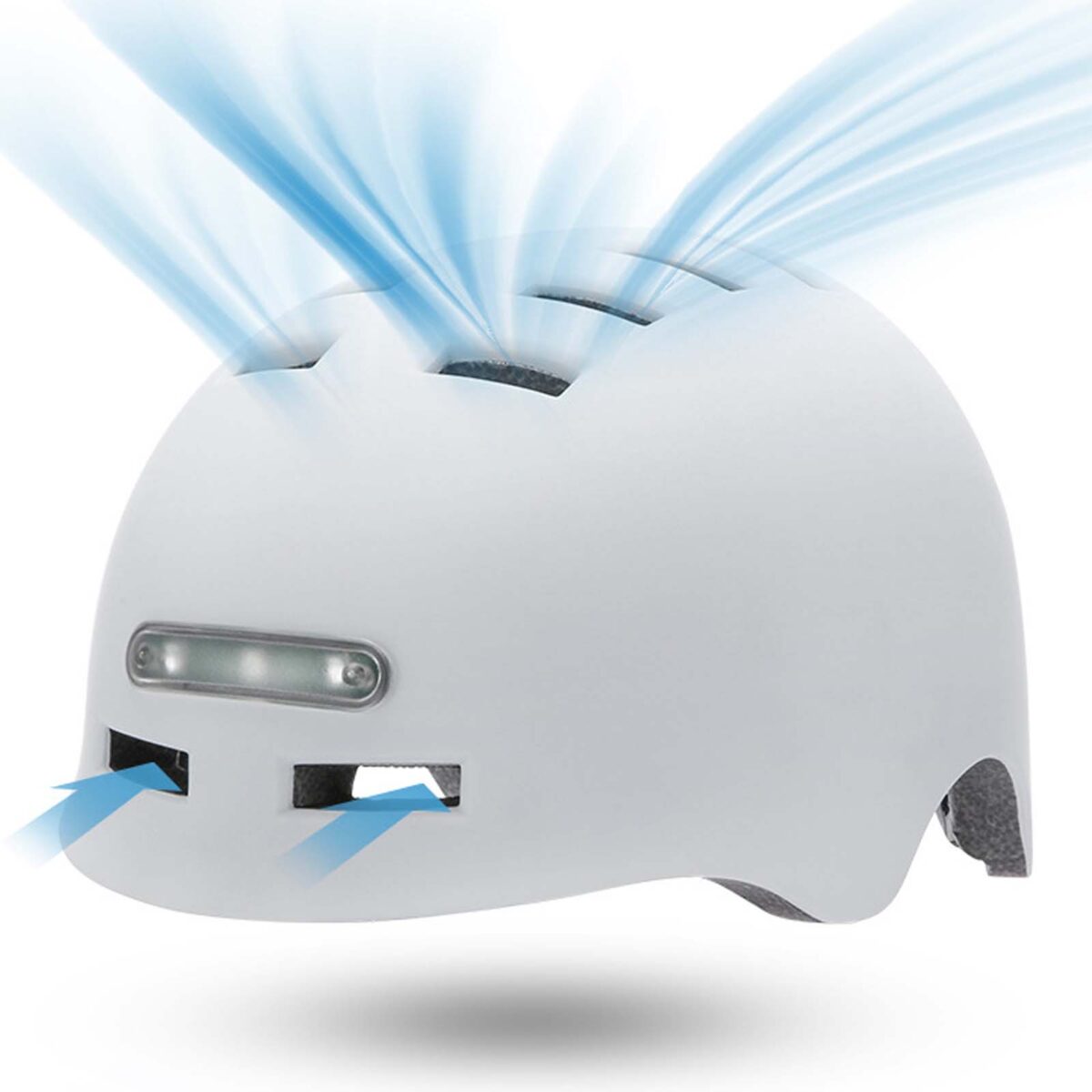 Casco negro talla M con luz - Imagen 5