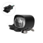 Faro de vehículo eléctrico con bocina y soporte