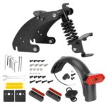 Suspensión trasera Ulip V3 negra con guardabarros para intermitentes para scooter G30 Max