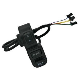 Interruptor negro de 3 funciones (longitud del cable 50 cm)