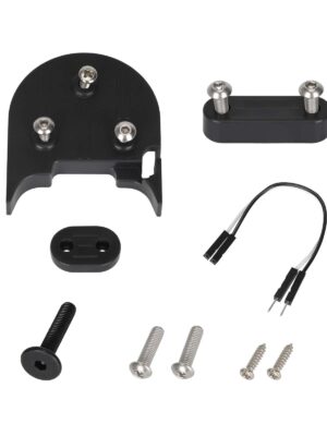 Almohadilla de refuerzo de guardabarros gris + almohadilla de soporte de pie + almohadilla de luz trasera Kit para reequipar M365 a 10 pulgadas